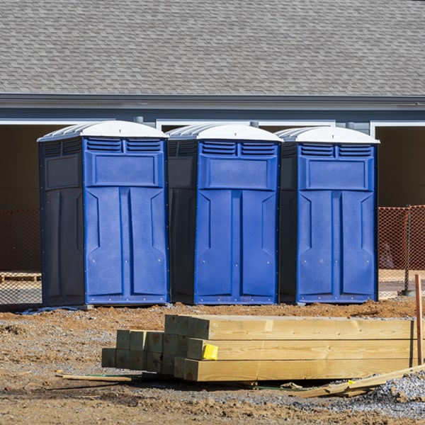 are there any restrictions on what items can be disposed of in the portable restrooms in Constantia